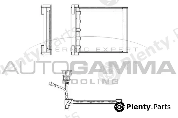 Autogamma 103878 — Heat Exchanger, interior heating
