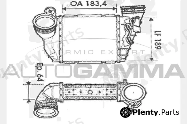Autogamma 104614 — Charge Air Cooler