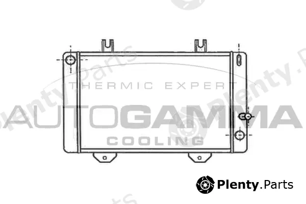 Autogamma 102084 — Radiator, engine cooling