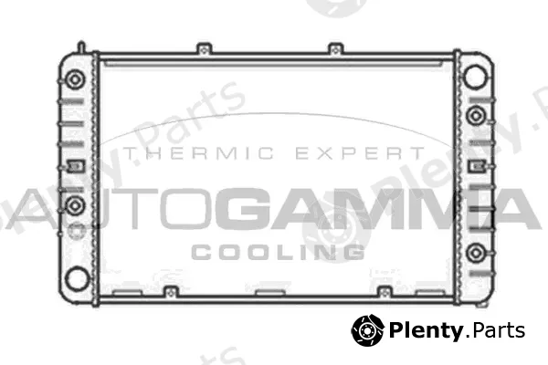 Autogamma 104185 — Radiator, engine cooling