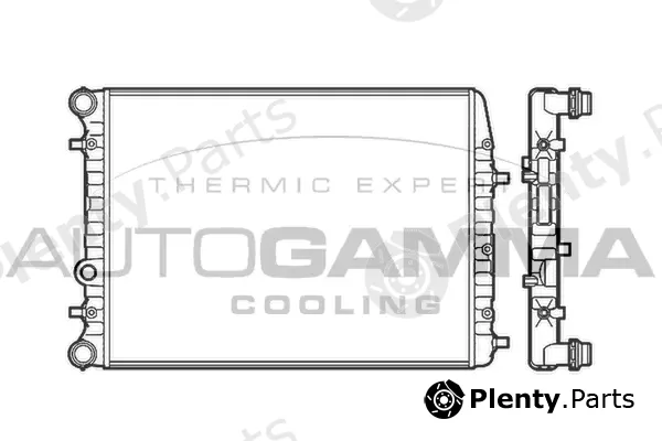 Autogamma 103546 — Radiator, engine cooling