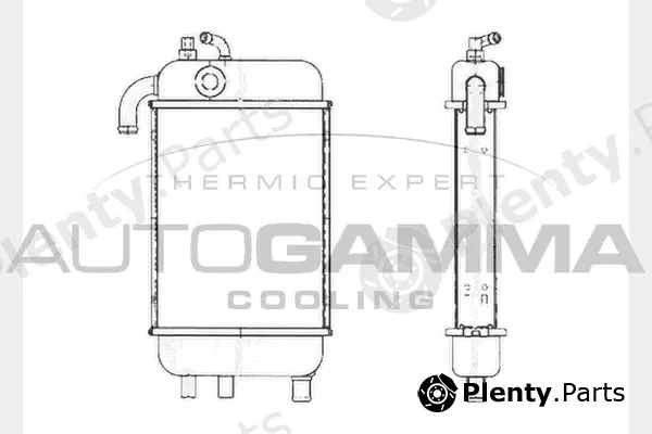 Autogamma 104361 — Radiator, engine cooling
