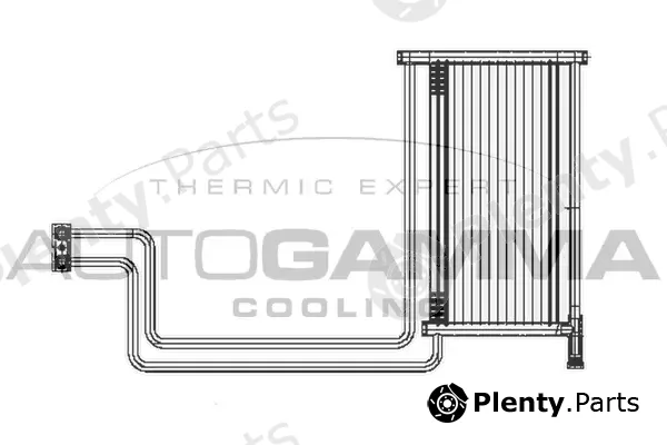 Autogamma 104782 — Oil Cooler, engine oil