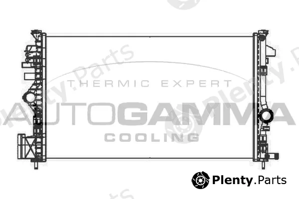 Autogamma 105318 — Radiator, engine cooling
