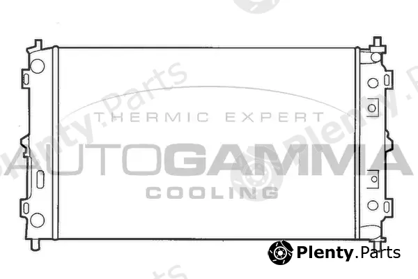 Autogamma 100138 — Radiator, engine cooling