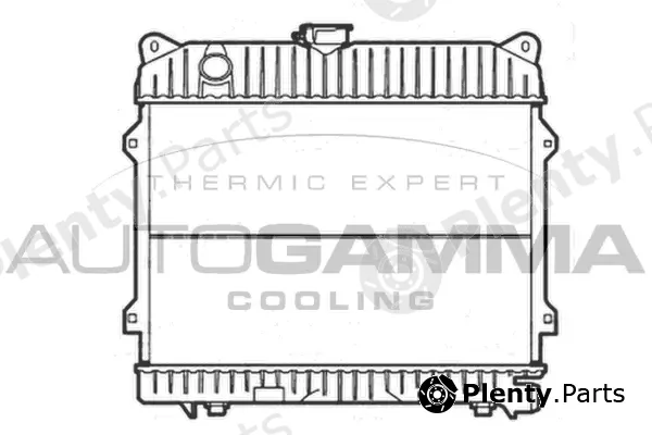 Autogamma 103033 — Radiator, engine cooling