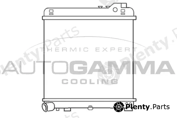 Autogamma 100101 — Radiator, engine cooling