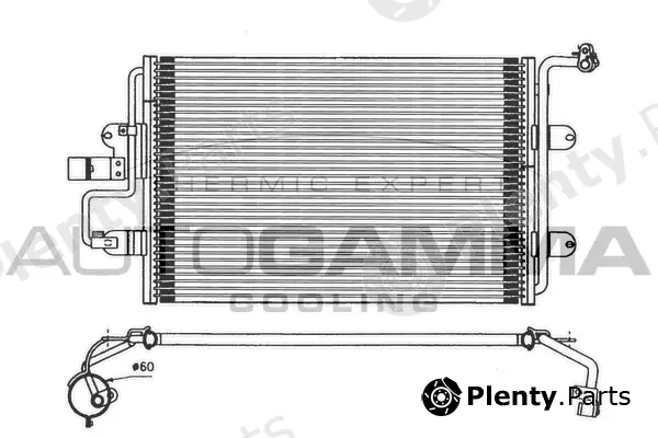 Autogamma 101720 — Condenser, air conditioning