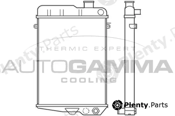 Autogamma 100039 — Radiator, engine cooling
