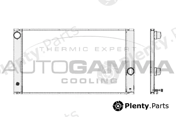 Autogamma 103388 — Radiator, engine cooling