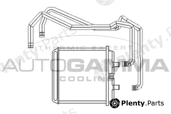 Autogamma 104771 — Heat Exchanger, interior heating