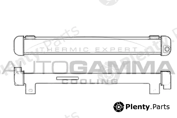 Autogamma 101535 — Oil Cooler, engine oil
