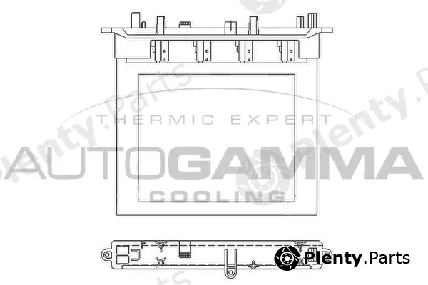 Autogamma 103459 — Heat Exchanger, interior heating