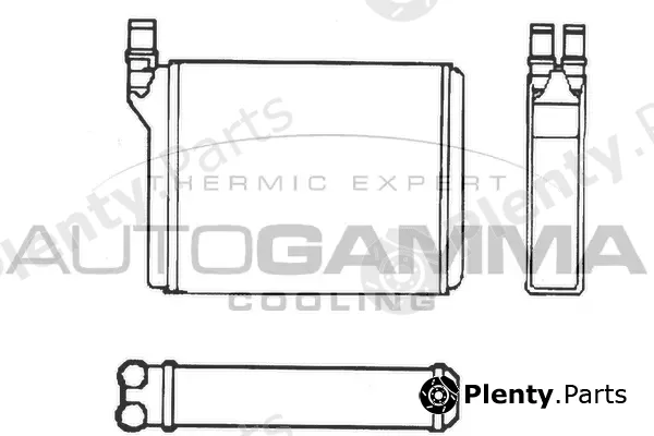 Autogamma 101616 — Heat Exchanger, interior heating