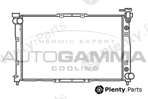 Autogamma 104523 — Radiator, engine cooling