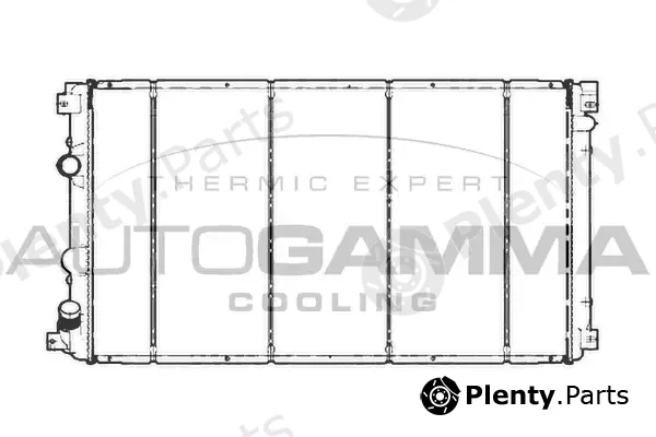 Autogamma 103738 — Radiator, engine cooling