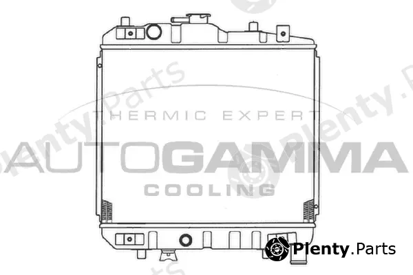 Autogamma 100472 — Radiator, engine cooling