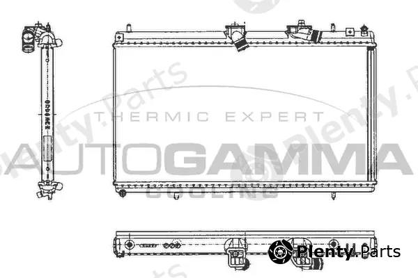 Autogamma 103646 — Radiator, engine cooling