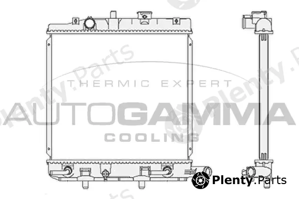 Autogamma 104677 — Radiator, engine cooling