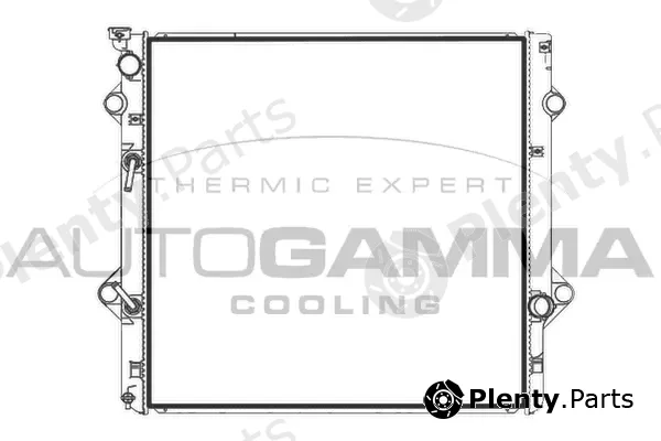 Autogamma 107960 — Radiator, engine cooling