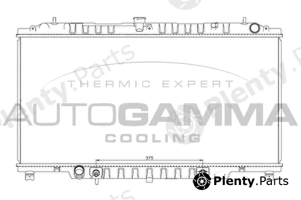 Autogamma 104543 — Radiator, engine cooling