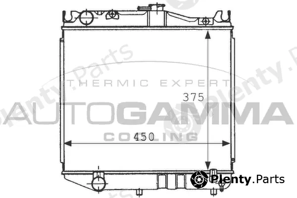 Autogamma 101000 — Radiator, engine cooling