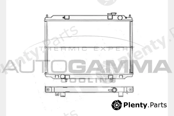 Autogamma 104134 — Radiator, engine cooling