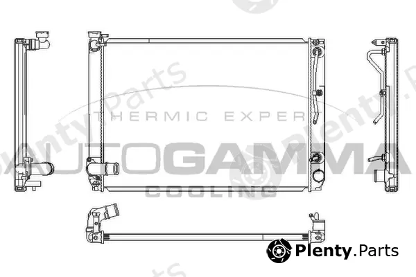 Autogamma 107362 — Radiator, engine cooling