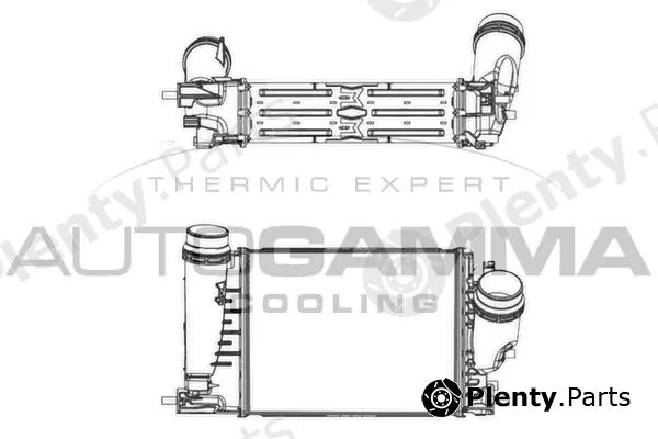 Autogamma 107666 — Charge Air Cooler