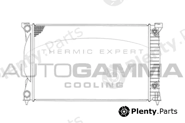 Autogamma 103372 — Radiator, engine cooling