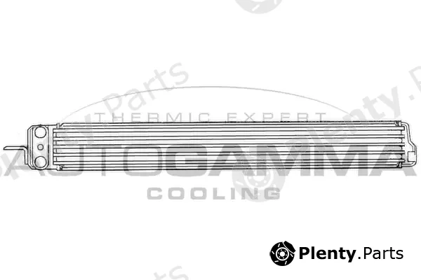 Autogamma 101872 — Oil Cooler, engine oil