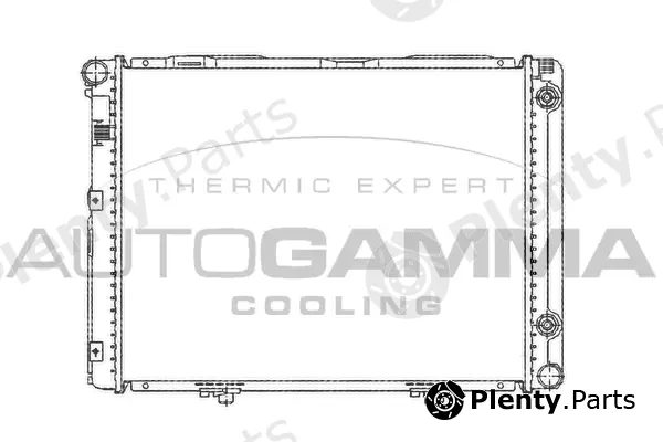 Autogamma 102144 — Radiator, engine cooling