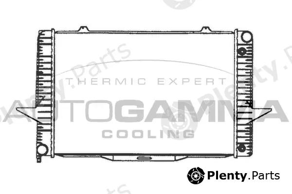 Autogamma 101291 — Radiator, engine cooling