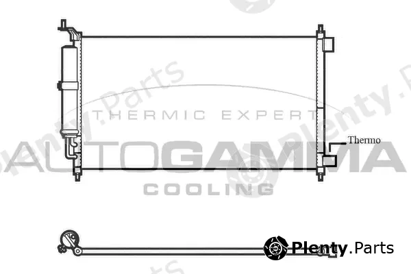 Autogamma 105869 — Condenser, air conditioning