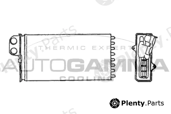 Autogamma 101640 — Heat Exchanger, interior heating