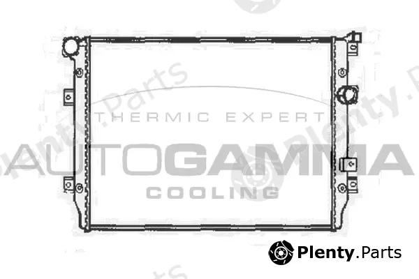 Autogamma 105418 — Radiator, engine cooling