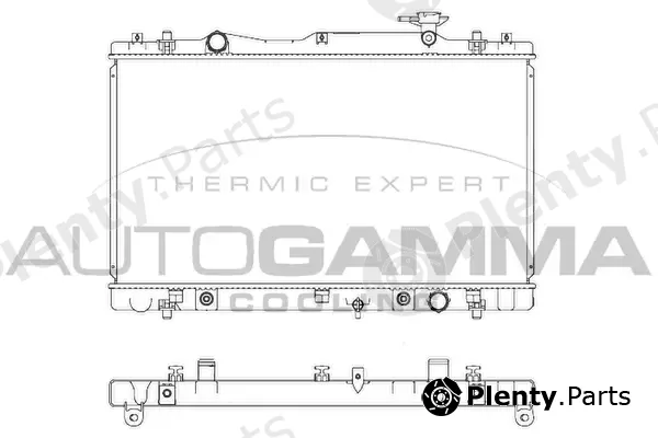 Autogamma 107327 — Radiator, engine cooling