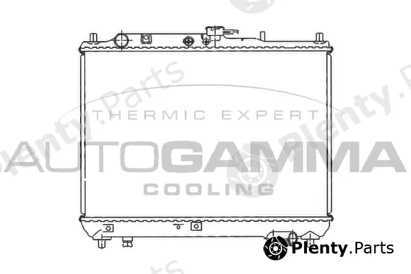 Autogamma 100489 — Radiator, engine cooling