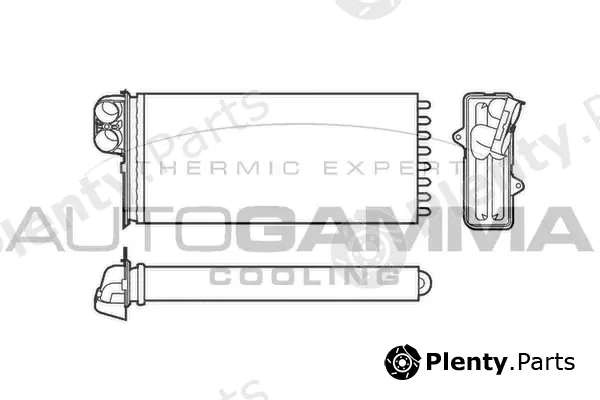 Autogamma 101975 — Heat Exchanger, interior heating