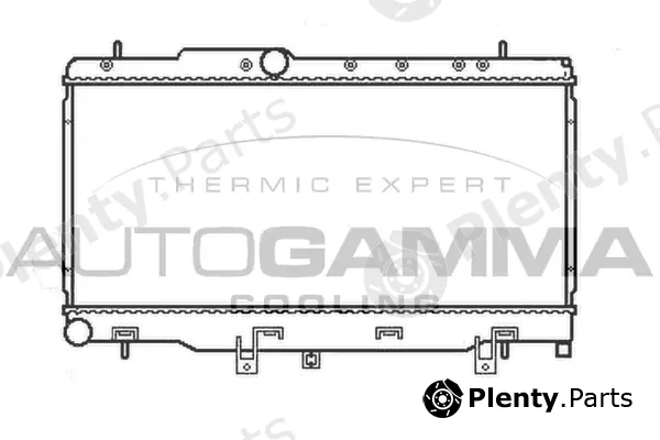 Autogamma 105177 — Radiator, engine cooling