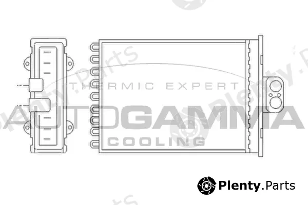 Autogamma 105281 — Heat Exchanger, interior heating