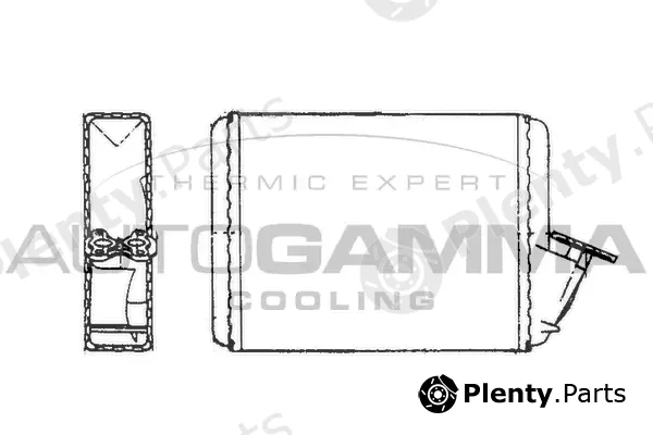 Autogamma 101648 — Heat Exchanger, interior heating
