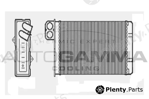 Autogamma 103140 — Heat Exchanger, interior heating