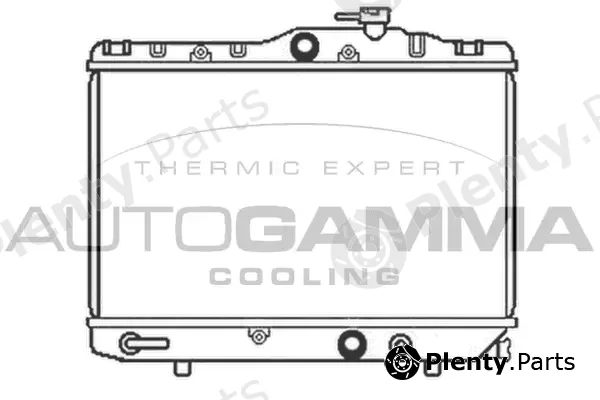 Autogamma 103782 — Radiator, engine cooling