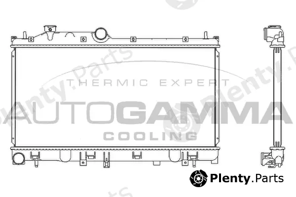 Autogamma 107532 — Radiator, engine cooling