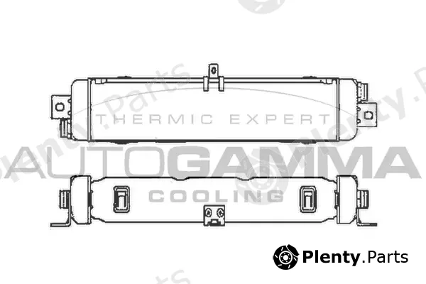 Autogamma 102015 — Oil Cooler, engine oil