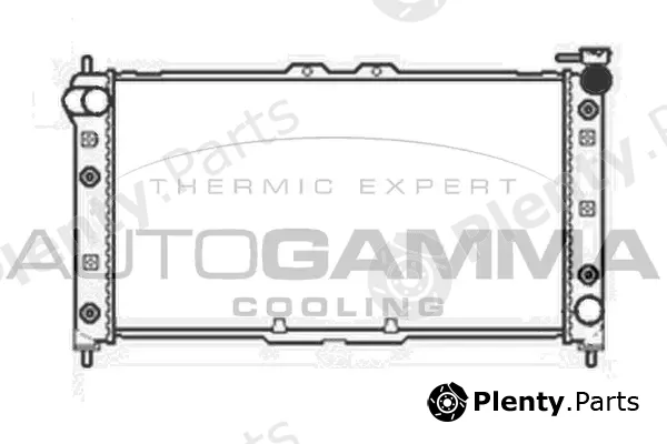 Autogamma 104680 — Radiator, engine cooling
