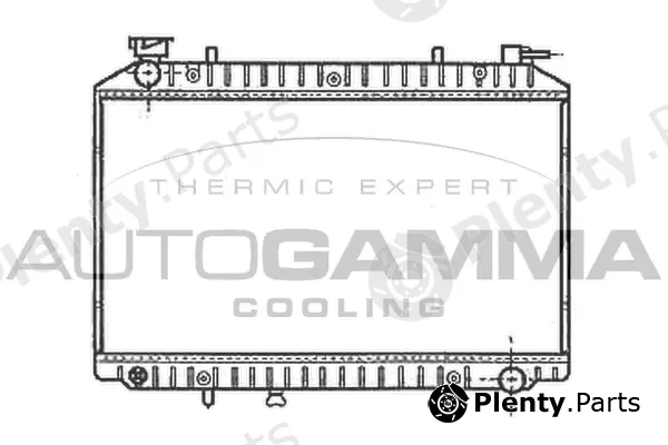 Autogamma 102200 — Radiator, engine cooling