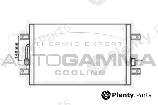Autogamma 104948 — Condenser, air conditioning
