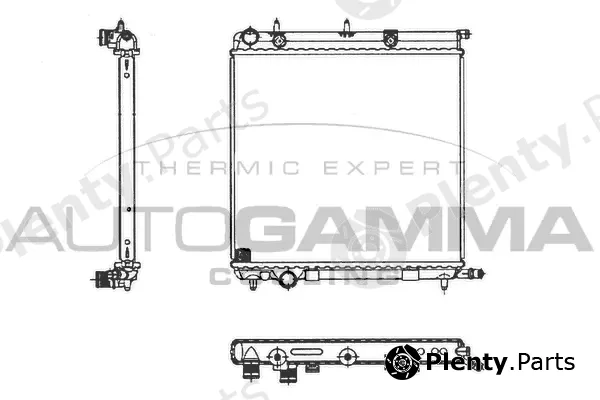 Autogamma 103569 — Radiator, engine cooling